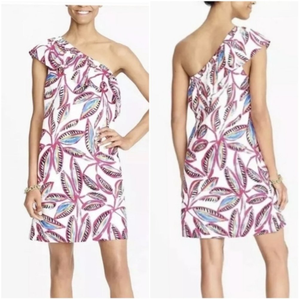 J Crew  one shoulder dress